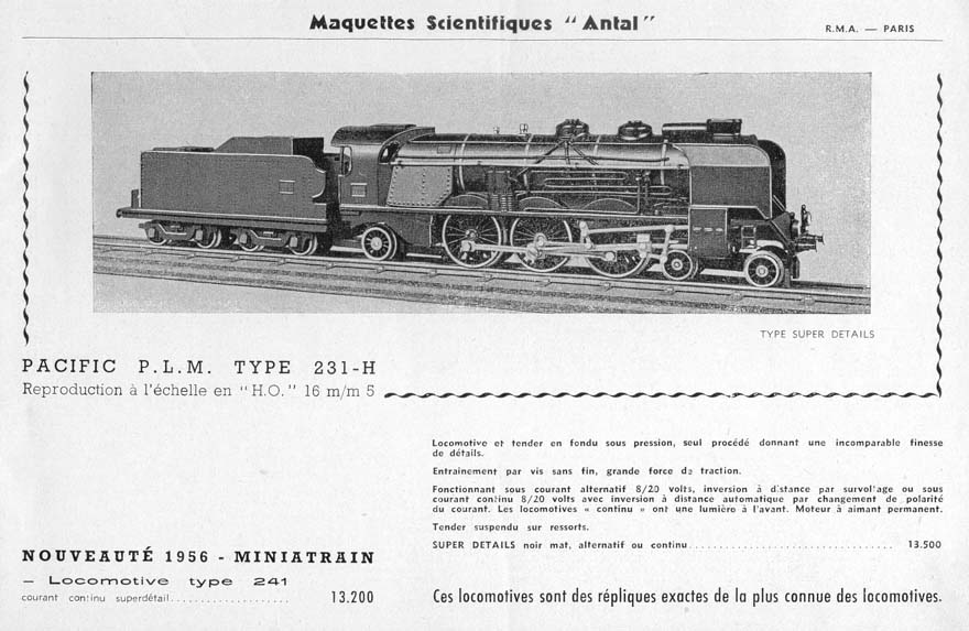 ANTAL-Publicit RMA -1956